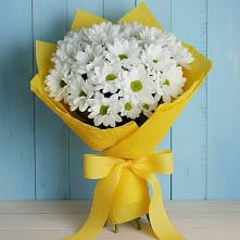 Букет цветов из:  Хризантемы в Борозде