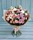 Букет цветов из: Хризантемы, Розы и Альстромерии в Борозде