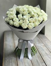 Букет 35 Белых роз в Борозде