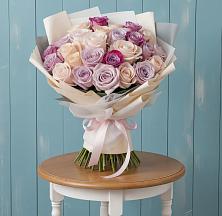 Букет цветов из:  Розы #REPLACE_PRED# Борозде