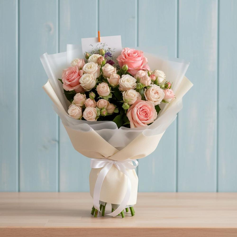 Букет цветов из: Розы в Борозде