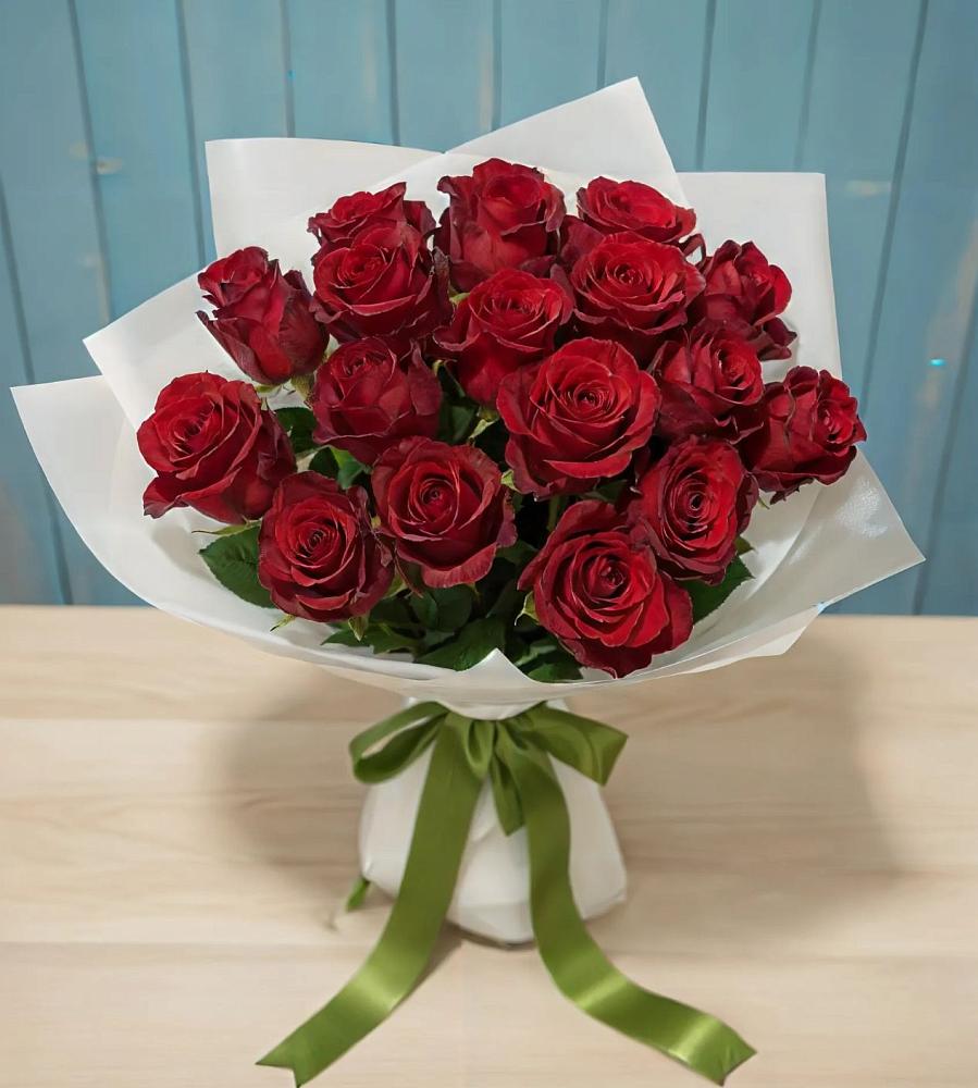 Букет Красные розы в Борозде