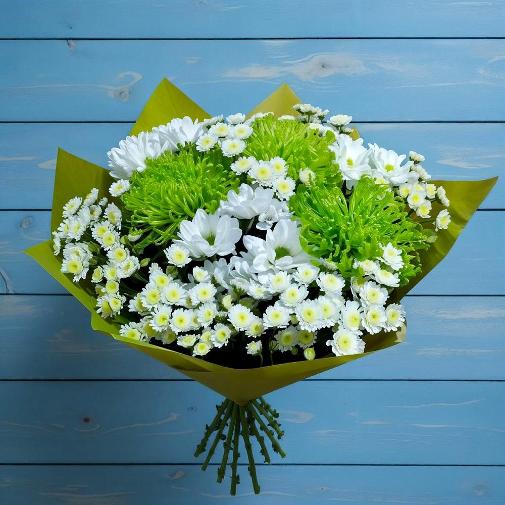 Букет цветов из: Хризантемы в Борозде