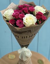Букет цветов из:  Розы в Борозде