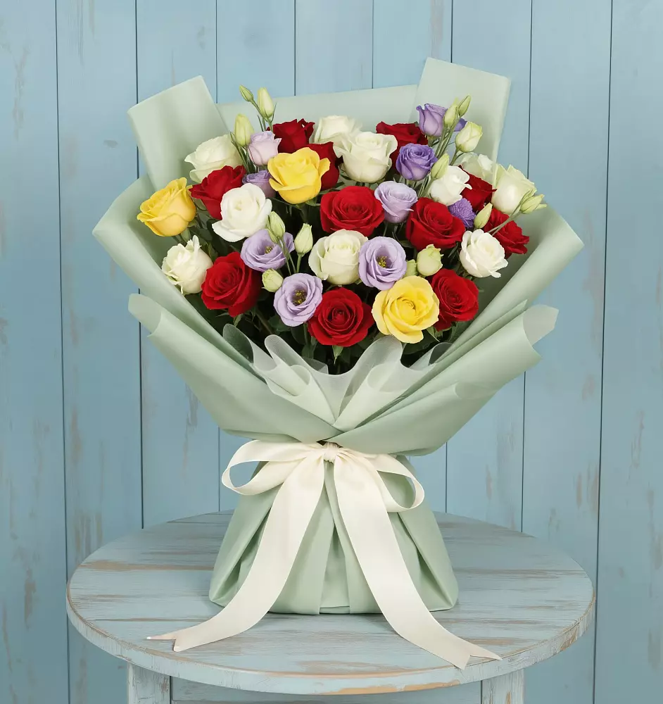 Букет цветов из: Розы в Борозде