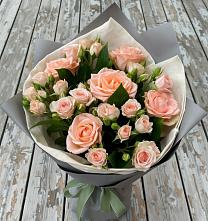 Букет цветов из:  Розы #REPLACE_PRED# Борозде