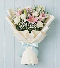 Букет цветов из:  Лилии в Борозде