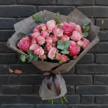 Букет цветов из:  Розы #REPLACE_PRED# Борозде